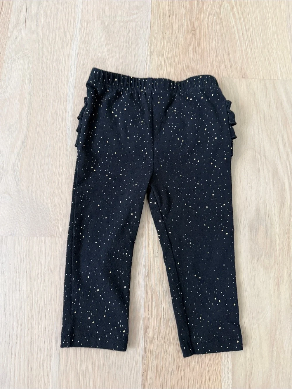 GAP Tie-Dye Set & Pink Llama Top with Black Sparkle Leggings